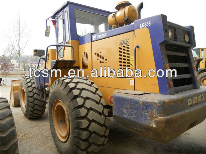 Longgong LG855 wheel loader Chines original on sale in shanghai China