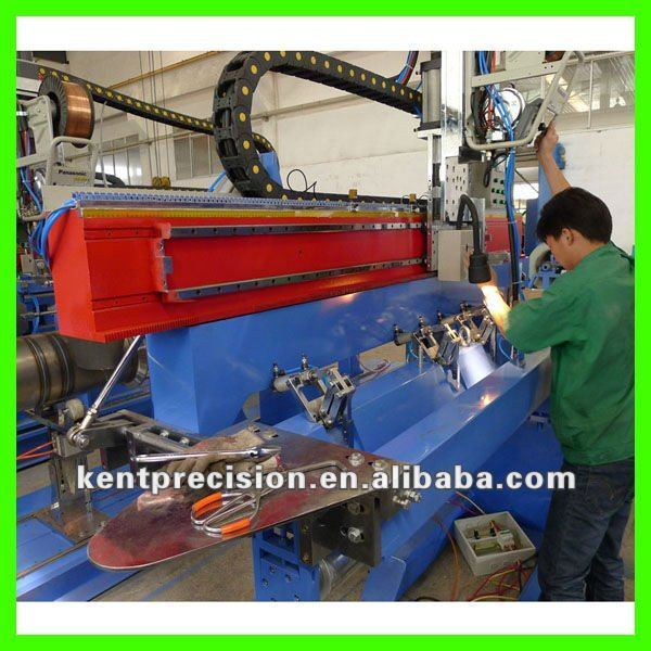 Longitudinal seam welding machine