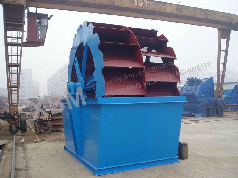 Low consumption wash sand machine