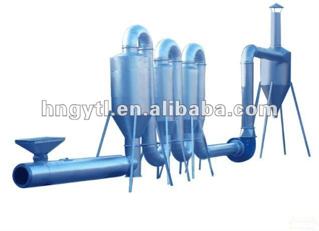 Low cost Pipeline dryer for sawdust