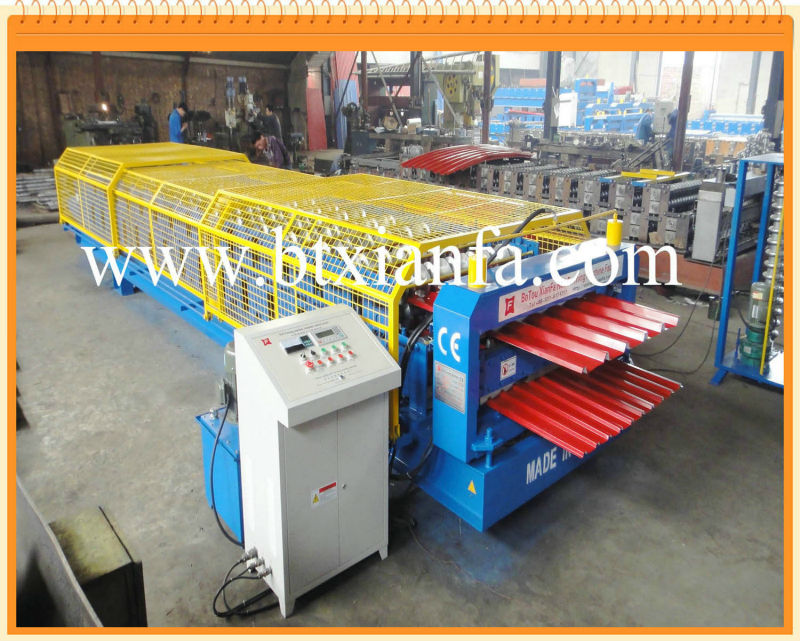 Low Cost Trapezoidal/Corrugated Roof/Wall Roll Forming Machine