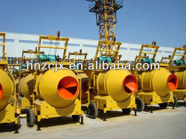 Low-input high-yield Self loading concrete mixer in industry