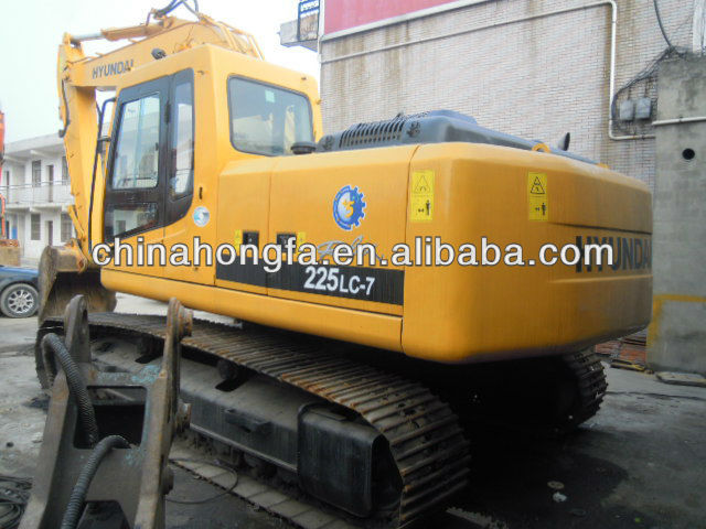 low price used excavator Hyundai 225LC-7 for sale