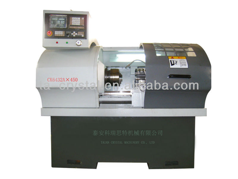 low priced small cnc lathe for non ferrous metal CK6432A