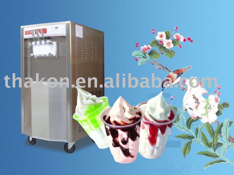 low tempreture type soft ice cream machine in durable condittion