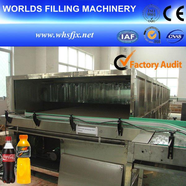 LP-10x2.1 Spraying Cooling Tunnel for Bottled Juice Pasteurizer