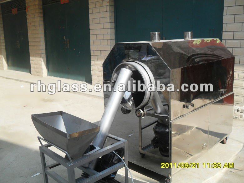 LQ-200GX CE gas /LPG automatic cocoa bean roaster