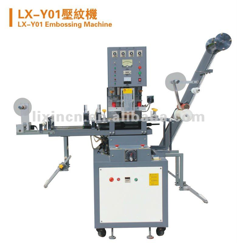 LX-Y01 automatic woven tapes embossing machine