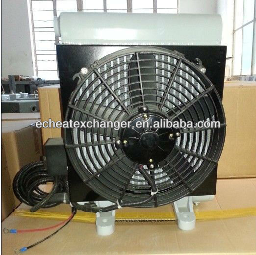 M series horizontal type hydraulic oil radiator for concrete mixer,with fan