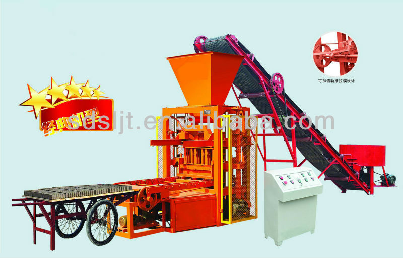 Machine block machine QTJ4-26 semi-utomatic concrete block making machine