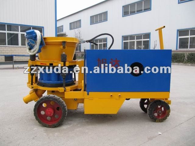 Machine for concrete pumping