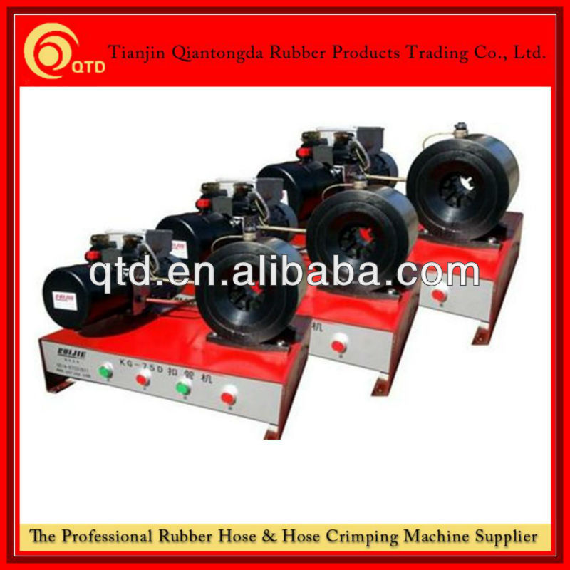 made in china!! high efficiency operation manual hose crimping machine KG-75D