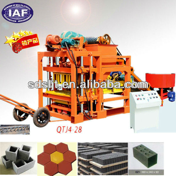 Made in China! High Quality QTJ4-28 Save manpower Block-Forming machine with competitive price