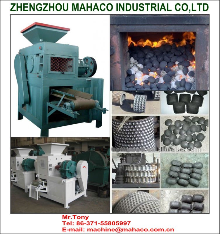 MAHACO high capacity best selling hydraulic press coal briquette machine