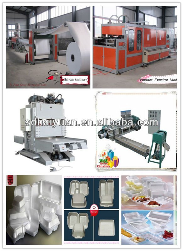 making machine for disposable food container/plate