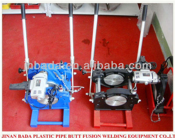 manual 160 (2 fixtures) pe pipe welder