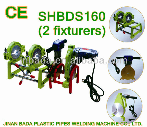 manual 160 pe hdpe pipe butt fusion welding machine