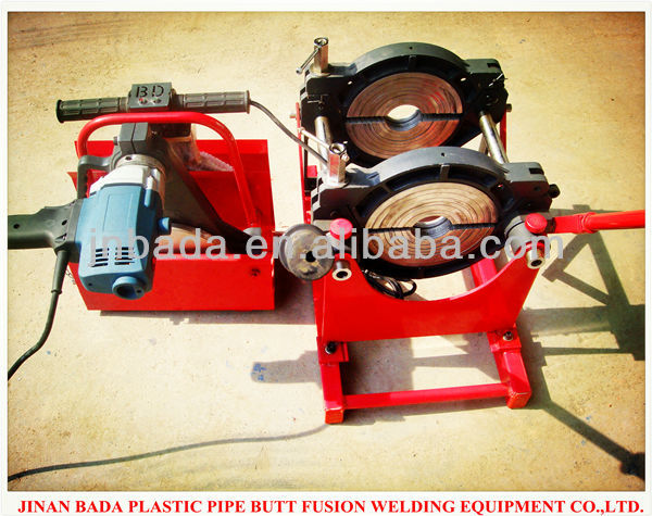 manual 200 (2 fixtures) pe pipe welder machine