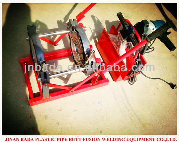 manual 200 (2 fixtures) pe pipe welding machine