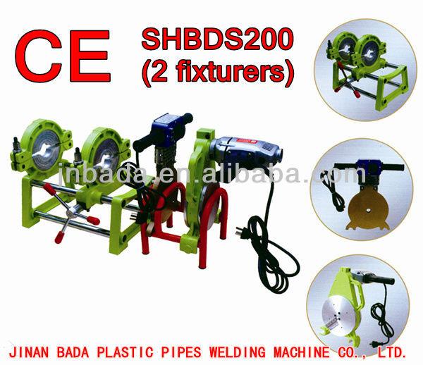 manual 200 pe hdpe pipe butt fusion welding machine