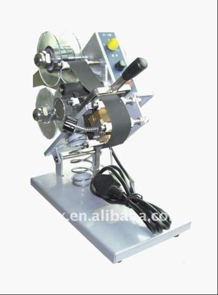 Manual hot stamp coding machine