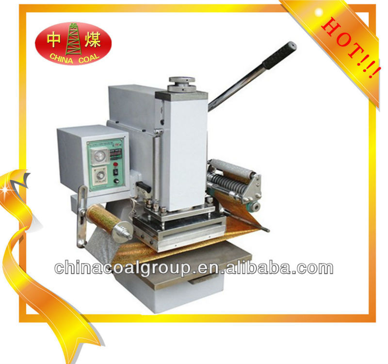 Manual hot stamping ,gilding press machine for paper, t-shirt