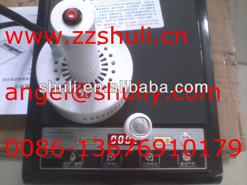 manual induction aluminum foil sealing machine 0086-13676910179