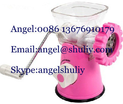 Manual meat mincer,grinder,mangler,chopper,sausage filler for home use 0086 13676910179