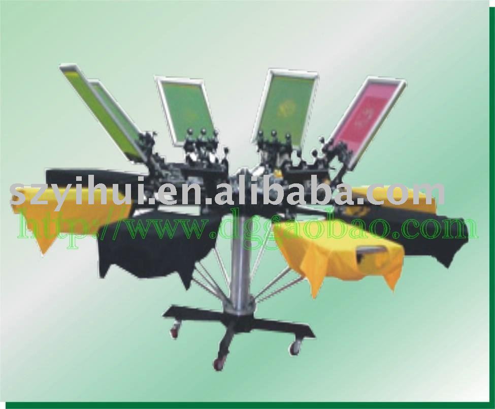 Manual rotary printing machine