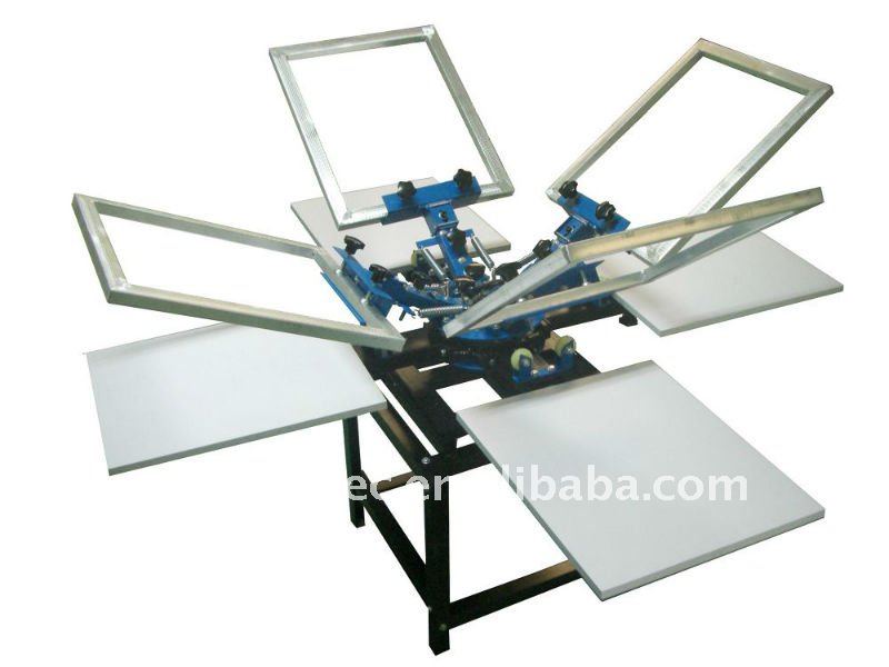 Manual Screen Printing Machine 4 Color / 4 stations MT-44N