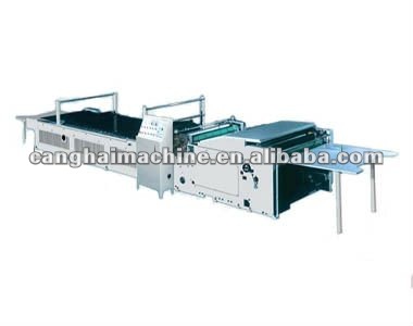 Manual type corrugated carton lamination machine