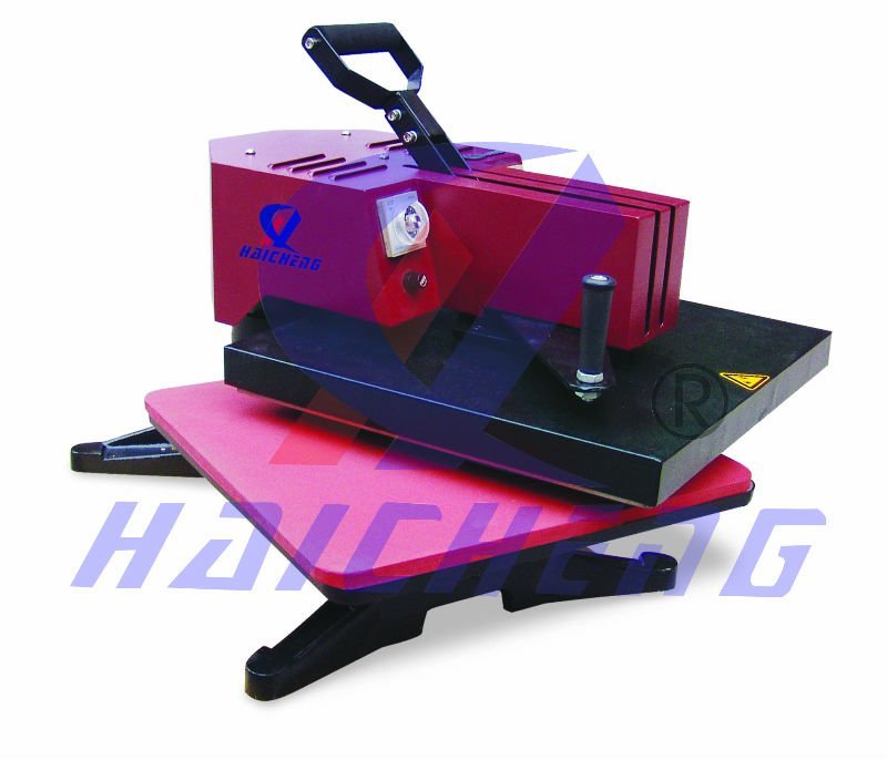 Manual wobble heat transfer press machine