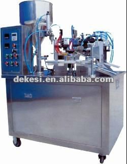 Manufacture manual FGF plastic tubes filling and sealing machine