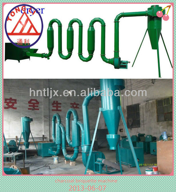 Manufacturer price Save energy Hot airflow dryer /wood sawdust drier