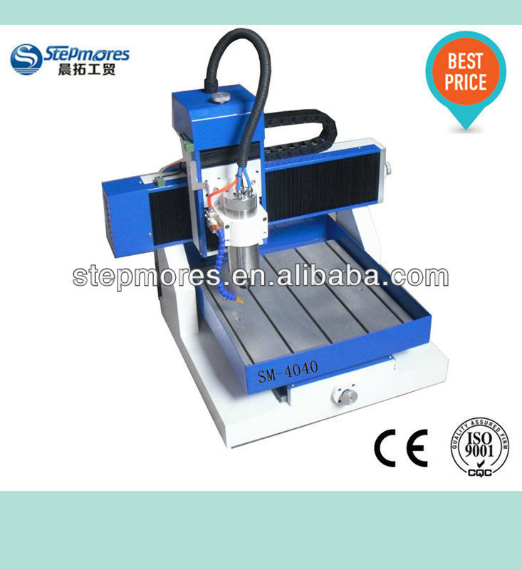 Manufacturer! strong structure SM-4040 metal cnc machine/ Mini Cnc Router machine