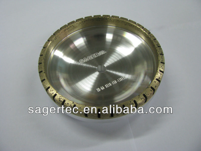 Manufacturer supply high quality glass diamond cup wheel