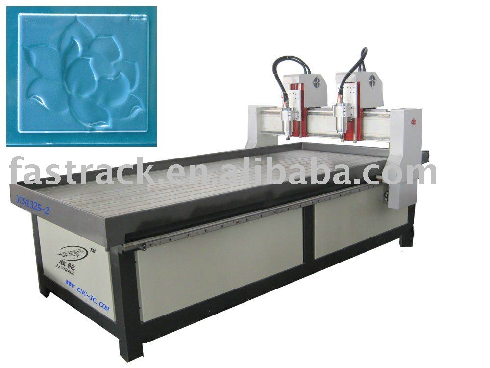 Marble Stone Glass CNC Router Machine JCS1325/1318 with Two Spindles