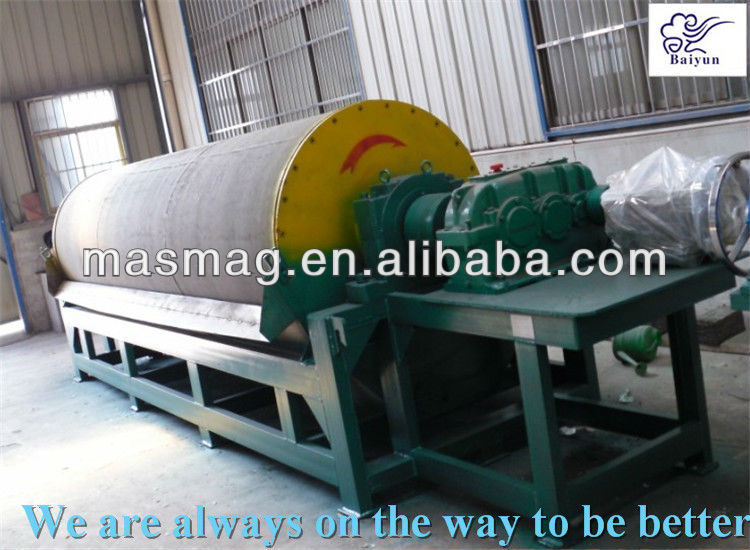 MAS Baiyun Wet Drum Magnetic Separator With Good Beneficiating Efficiency (CTB 1245)