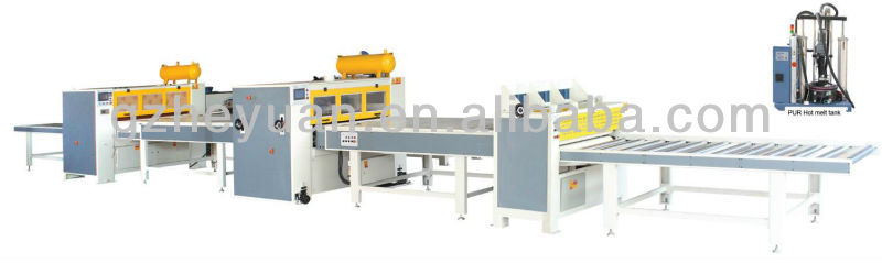 MDF laminating machinery line