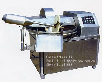 Meat bowl cutter machine