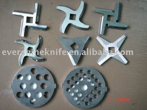 meat grinder plates and knives/blades