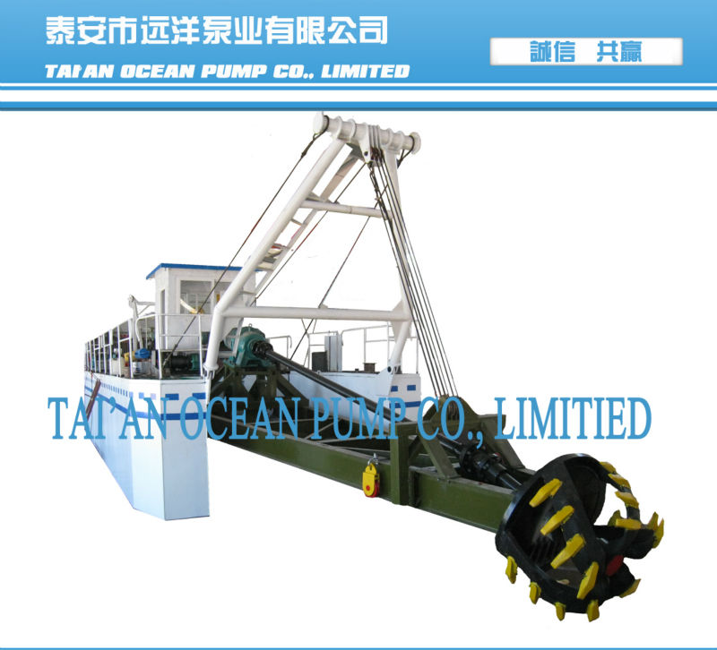 Mechanical cutter suction dredger