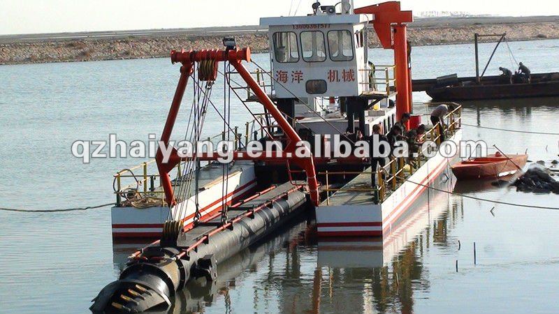 mechanical cutter suction river mud dredge