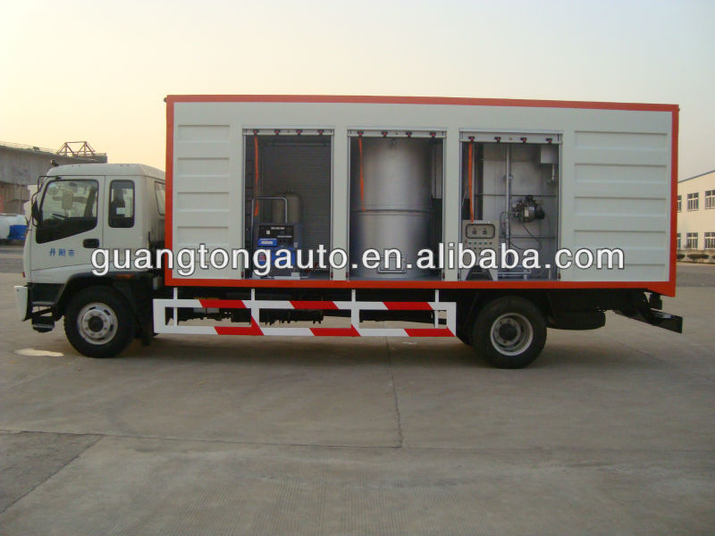 medical rubbish incineration vehicle