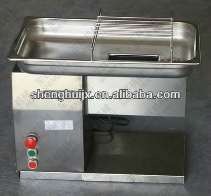 Medium-sized desktop fresh meat cutter QH-500for industry