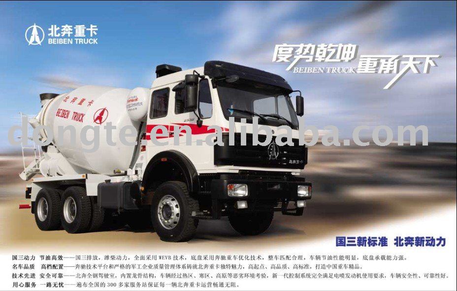 Mercedes benz beiben concrete mixer truck