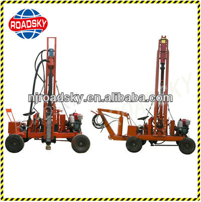 Metal Highway Guardrail Pile Driver Machine