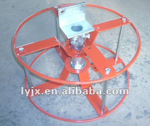 metal hose reel with powder coating