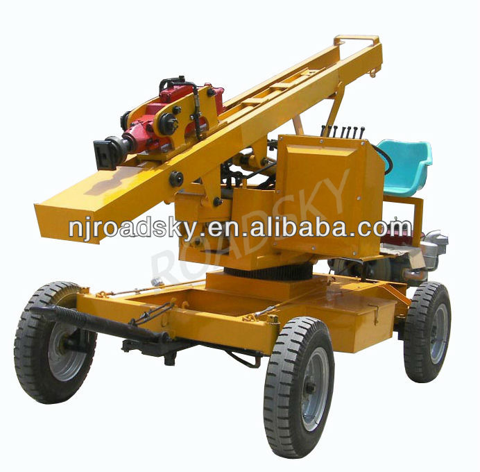 Metal Road Guardrail Pile Driver Machine