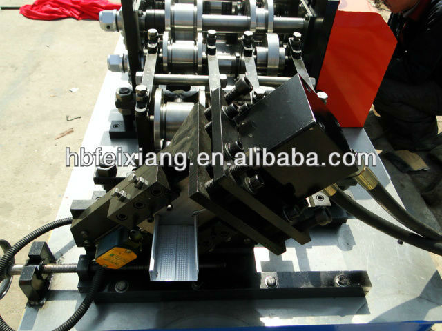 Metal stud and track roll forming machine